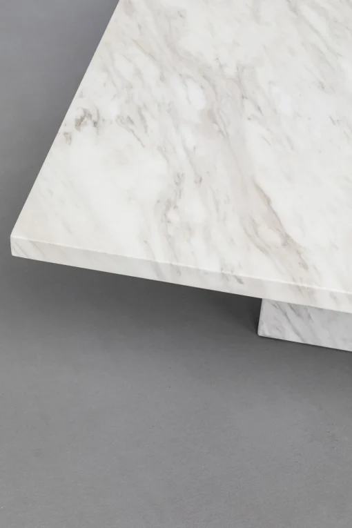 KARE Design Tavolino da caffé Artistico Marmo 100x100cm - KARE> Tavolo Basso