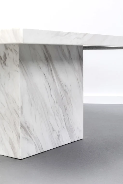 KARE Design Tavolino da caffé Artistico Marmo 100x100cm - KARE> Tavolo Basso
