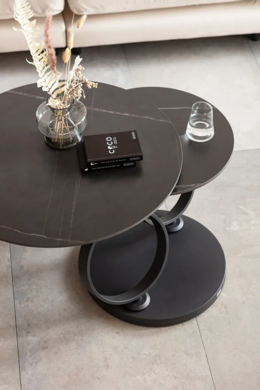 KARE Design Tavolino da caffè Beverly nero 133x80cm - KARE> Tavolo Basso