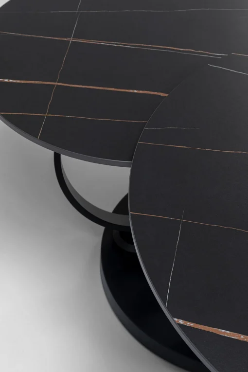 KARE Design Tavolino da caffè Beverly nero 133x80cm - KARE> Tavolo Basso