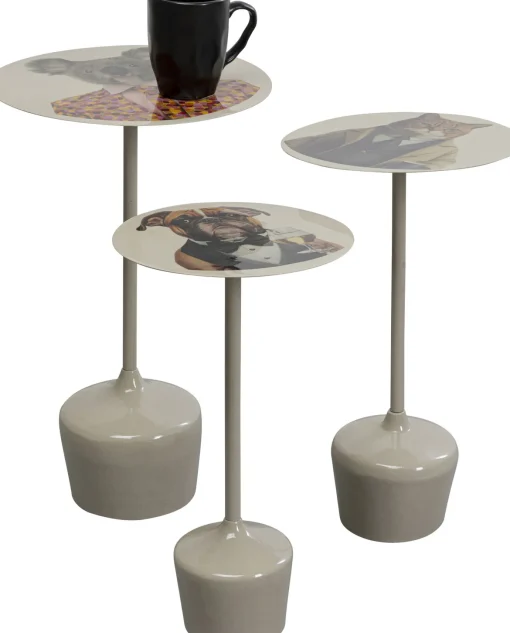 KARE Design Tavolino da caffé Business Animal (3/Set) - KARE> Tavolo Basso
