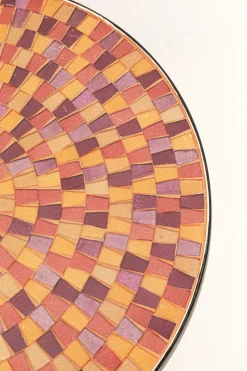 KARE Design Tavolino da caffè Clack Mosaic rosso Ø35cm - KARE></noscript> Tavolo Basso