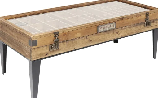 KARE Design Tavolino da caffè Collector naturale 122x55 cm - KARE> Tavolo Basso