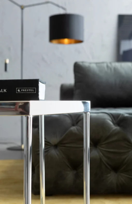 KARE Design Tavolino Da Caffè Comb Argento 45cm - KARE> Tavolo Basso