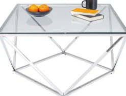KARE Design Tavolino Da Caffè Cristallo 80x80cm - KARE> Tavolo Basso