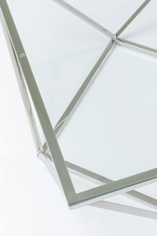 KARE Design Tavolino Da Caffè Cristallo 80x80cm - KARE> Tavolo Basso