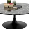 KARE Design Tavolino da caffé da Salotto Schickeria Marmo Nero Ø110cm - KARE> Tavolo Basso