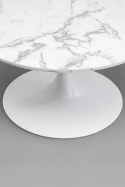 KARE Design Tavolino da caffé da salotto Schickeria Marmo Bianco Ø80cm - KARE></noscript> Tavolo Basso