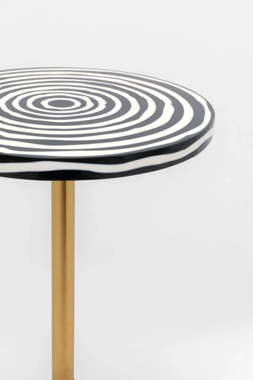 KARE Design Tavolino da caffè Domero Swirl Ø25cm - KARE> Tavolo Basso