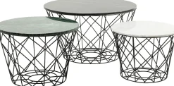 KARE Design Tavolino da caffè East Coast rotondo (3/set) - KARE> Tavolo Basso