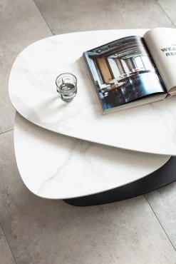 KARE Design Tavolino da caffè Franklin bianco 150x58cm - KARE></noscript> Tavolo Basso