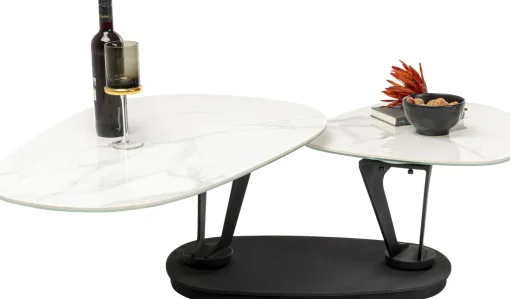 KARE Design Tavolino da caffè Franklin bianco 150x58cm - KARE> Tavolo Basso