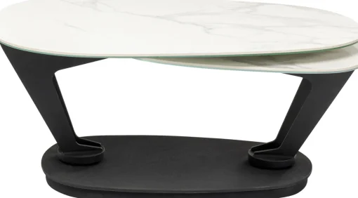 KARE Design Tavolino da caffè Franklin bianco 150x58cm - KARE> Tavolo Basso