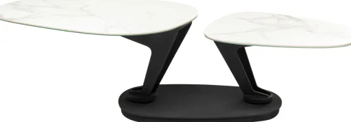 KARE Design Tavolino da caffè Franklin bianco 150x58cm - KARE> Tavolo Basso