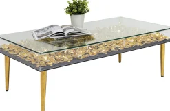 KARE Design Tavolino da caffè Gold Flowers 120x60 cm - KARE></noscript> Tavolo Basso