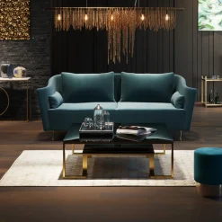 KARE Design Tavolino Da Caffè Gold Rush 120x120cm - KARE> Tavolo Basso