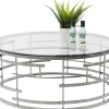 KARE Design Tavolino da caffé Jupiter argento Ø100cm - KARE> Tavolo Basso