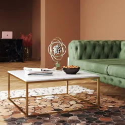 KARE Design Tavolino da caffé Key West oro 90x90cm - KARE> Tavolo Basso