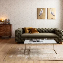 KARE Design Tavolino da caffè Key West oro 120x60 cm - KARE> Tavolo Basso