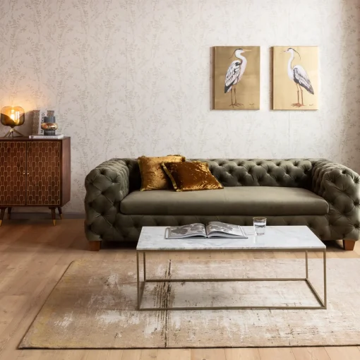 KARE Design Tavolino da caffè Key West oro 120x60 cm - KARE> Tavolo Basso