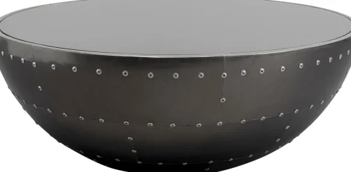 KARE Design Tavolino da caffé Lounge Black Grafite Ø83cm - KARE> Tavolo Basso