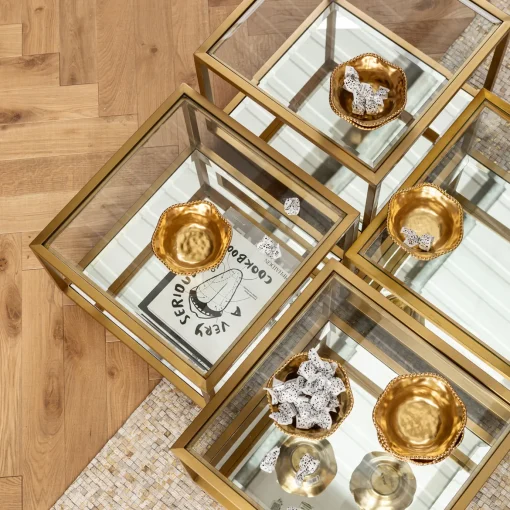 KARE Design Tavolino Da Caffè Luigi Oro (4/Set) - KARE> Tavolo Basso