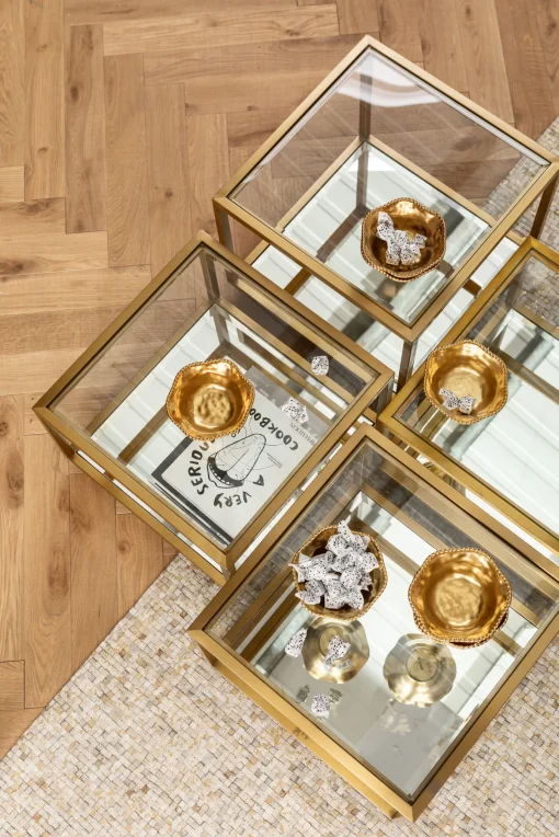 KARE Design Tavolino Da Caffè Luigi Oro (4/Set) - KARE> Tavolo Basso