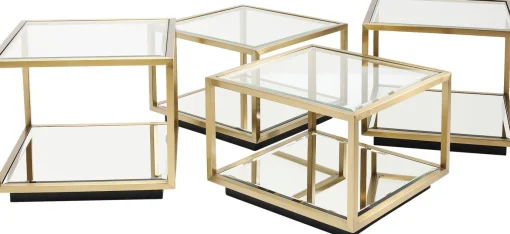 KARE Design Tavolino Da Caffè Luigi Oro (4/Set) - KARE> Tavolo Basso