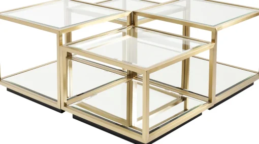 KARE Design Tavolino Da Caffè Luigi Oro (4/Set) - KARE> Tavolo Basso