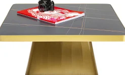 KARE Design Tavolino da caffè Miler oro 80x80cm - KARE></noscript> Tavolo Basso