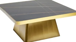KARE Design Tavolino da caffè Miler oro 80x80cm - KARE></noscript> Tavolo Basso
