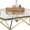 KARE Design Tavolino da caffè Network oro 105x105 cm - KARE> Tavolo Basso
