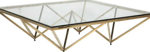 KARE Design Tavolino da caffè Network oro 105x105 cm - KARE> Tavolo Basso