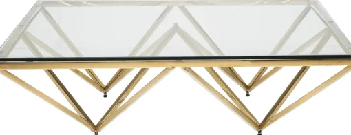 KARE Design Tavolino da caffè Network oro 105x105 cm - KARE> Tavolo Basso