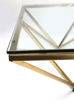 KARE Design Tavolino da caffè Network oro 105x105 cm - KARE></noscript> Tavolo Basso