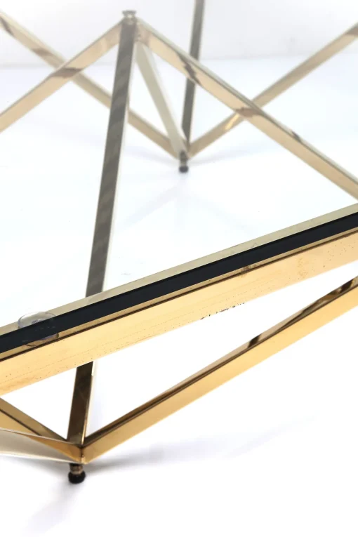 KARE Design Tavolino da caffè Network oro 105x105 cm - KARE> Tavolo Basso