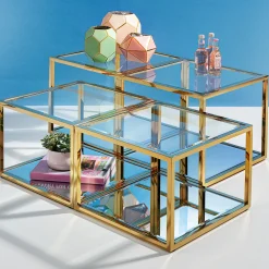 KARE Design Tavolino da caffè Orion oro (4/set) - KARE></noscript> Tavolo Basso