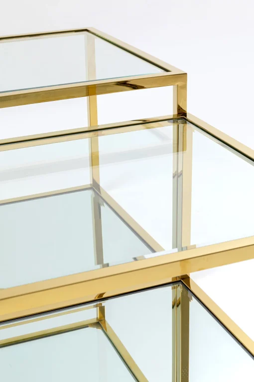 KARE Design Tavolino da caffè Orion oro (4/set) - KARE> Tavolo Basso