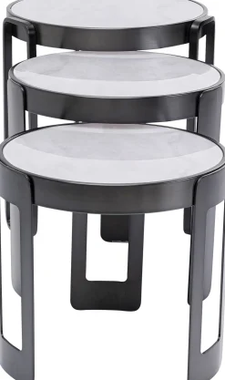 KARE Design Tavolino da caffè Perelli nero (3/Set) - KARE></noscript> Tavolo Basso