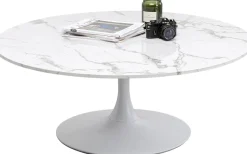 KARE Design Tavolino da caffé Schickeria Marmo Bianco Ø110cm - KARE></noscript> Tavolo Basso