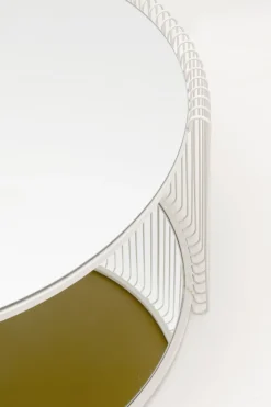 KARE Design Tavolino da caffè Wire Double Greige Ø80cm - KARE></noscript> Tavolo Basso
