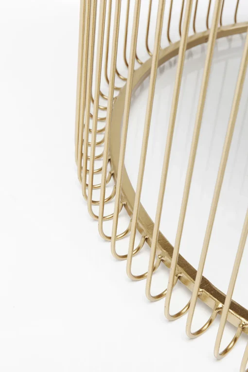 KARE Design TAVOLINO DA CAFFÈ WIRE OTTONE (2/SET) - KARE> Tavolo Basso