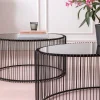 KARE Design TAVOLINO DA CAFFÈ WIRE UNO NERO 60X90CM - KARE> Tavolo Basso