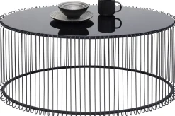 KARE Design TAVOLINO DA CAFFÈ WIRE UNO NERO 60X90CM - KARE></noscript> Tavolo Basso