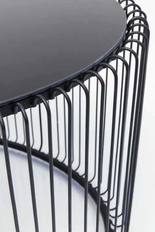 KARE Design TAVOLINO DA CAFFÈ WIRE UNO NERO 60X90CM - KARE> Tavolo Basso