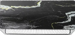 KARE Design Tavolino da caffè Wire vetro marmo nero 145x70cm - KARE></noscript> Tavolo Basso