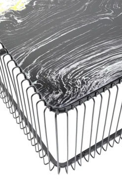 KARE Design Tavolino da caffè Wire vetro marmo nero 145x70cm - KARE></noscript> Tavolo Basso
