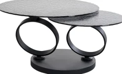 KARE Design Tavolino da caffe Beverly Bubble nero 133x80cm - KARE> Tavolo Basso