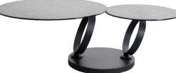 KARE Design Tavolino da caffe Beverly Bubble nero 133x80cm - KARE> Tavolo Basso