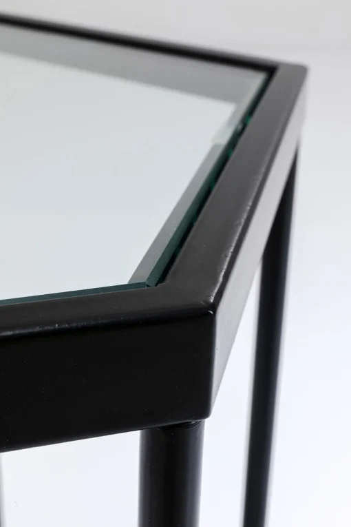 KARE Design Tavolino d'appoggio Comb nero 55cm - KARE> Tavolo Basso